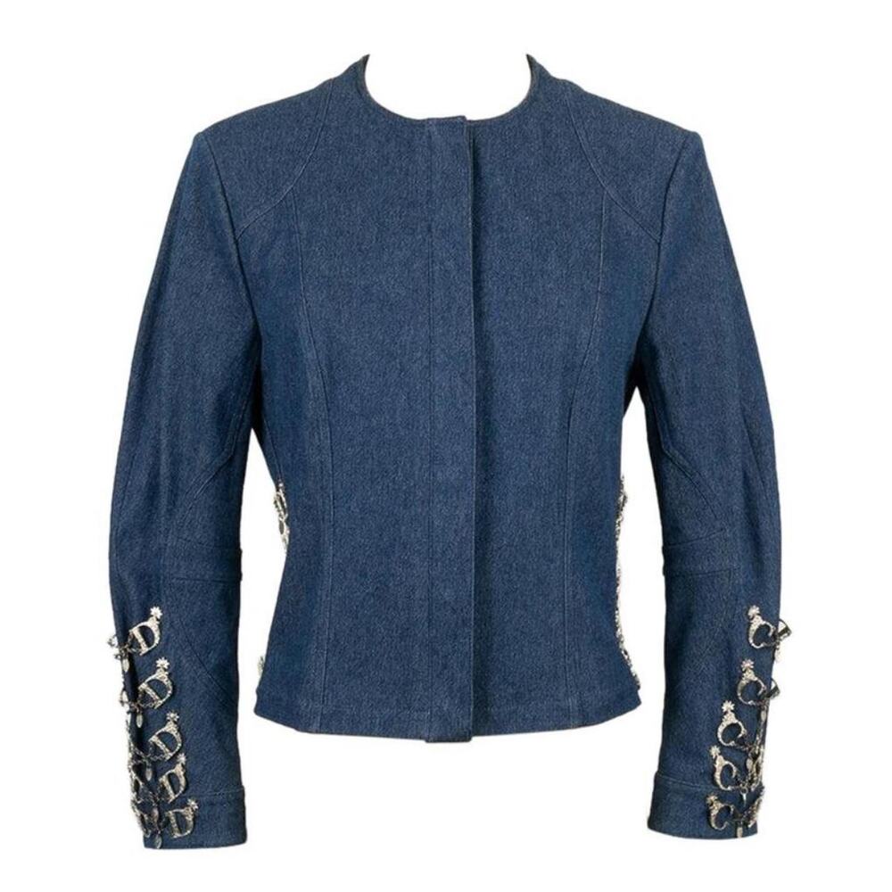 Dior jean jacket with CD embeleshments